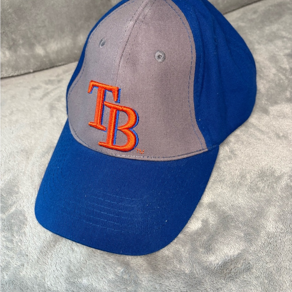 Gators Tampa Bay Rays Blue and Gray Baseball Cap with Orange Logo